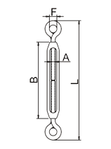 日式花籃螺絲雙環(huán)型標注